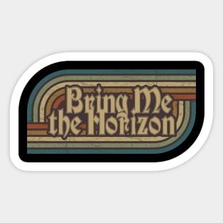 Bring Me the Horizon Vintage Stripes Sticker